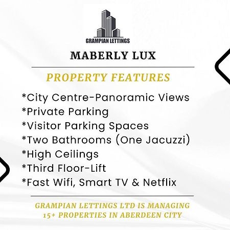 Maberly Lux - Grampian Lettings Ltd Apartment แอเบอร์ดีน ภายนอก รูปภาพ